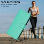 For iPhone 17 Pro Max Skin Feel Solid Color Leather Phone Case with Lanyard(Green) - Image 9