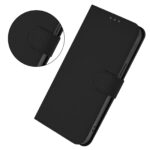 For iPhone 17 Pro Max Skin Feel Solid Color Leather Phone Case with Lanyard(Black) - Image 2