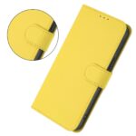 For iPhone 17 Pro Max Skin Feel Solid Color Leather Phone Case with Lanyard(Lemon Yellow) - Image 2