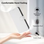 For iPhone 17 Pro Max Skin Feel Solid Color Leather Phone Case with Lanyard(White) - Image 8