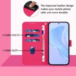 For iPhone 17 Pro Max Skin Feel Solid Color Leather Phone Case with Lanyard(Rose Red) - Image 7