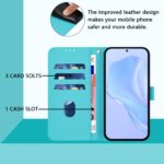 For iPhone 17 Pro Max Skin Feel Solid Color Leather Phone Case with Lanyard(Lake Blue) - Image 7