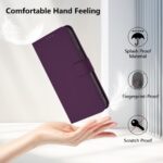 For iPhone 17 Pro Max Skin Feel Solid Color Leather Phone Case with Lanyard(Violet) - Image 8