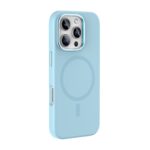 For iPhone 16 Pro Mutural Karen Series Liquid Silicone MagSafe Magnetic Phone Case(Sky Blue)