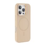 For iPhone 16 Pro Mutural Karen Series Liquid Silicone MagSafe Magnetic Phone Case(Desert Gold)