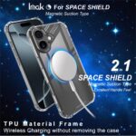 For iPhone 17 IMAK Space Shield PC + TPU Airbag Shockproof MagSafe Phone Case(Transparent) - Image 3