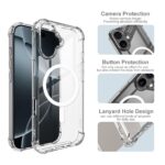 For iPhone 17 IMAK Space Shield PC + TPU Airbag Shockproof MagSafe Phone Case(Transparent) - Image 5