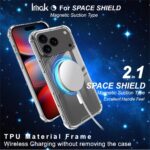 For iPhone 17 Pro IMAK Space Shield PC + TPU Airbag Shockproof MagSafe Phone Case(Transparent) - Image 3