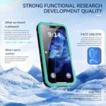 For iPhone 16 Pro RedPepper IP68 Waterproof Triple-proof MagSafe Phone Case(Black Blue) - Image 7