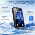 For iPhone 16 Pro RedPepper IP68 Waterproof Triple-proof MagSafe Phone Case(Black) - Image 7