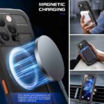 For iPhone 16 Pro RedPepper IP68 Waterproof Triple-proof MagSafe Phone Case(Black) - Image 4