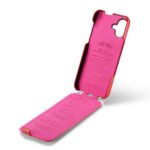 For iPhone 16 Plus Fierre Shann 64 Texture Vertical Flip PU Leather Phone Case(Red) - Image 2