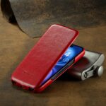 For iPhone 16 Plus Fierre Shann 64 Texture Vertical Flip PU Leather Phone Case(Red) - Image 5