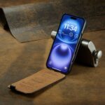 For iPhone 16 Plus Fierre Shann 64 Texture Vertical Flip PU Leather Phone Case(Black) - Image 4