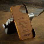 For iPhone 16 Plus Fierre Shann Retro Oil Wax Texture Card Slots PU Leather Phone Case(Yellow) - Image 3