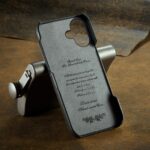 For iPhone 16 Plus Fierre Shann Retro Oil Wax Texture Card Slots PU Leather Phone Case(Grey) - Image 3