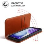For iPhone 17 Pro Max Fierre Shann Cowhide Leather Flip Leather Phone Case(Brown) - Image 4