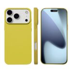 For iPhone 17 Pro Max Liquid Silicone Phone MagSafe Case(Yellow)