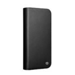 For iPhone 16 Pro QIALINO Classic Gen2 Genuine Leather Phone Case(Black) - Image 2