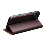 For iPhone 16 Pro QIALINO Classic Gen2 Genuine Leather Phone Case(Brown) - Image 4