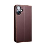 For iPhone 16 Plus QIALINO Classic Gen2 Genuine Leather Phone Case(Brown) - Image 3
