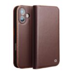 For iPhone 17 QIALINO Classic Gen2 Genuine Leather Phone Case(Brown)