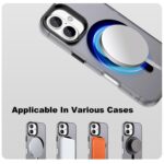 For iPhone 16 Plus IMAK Candy Series Shockproof MagSafe Phone Case(Black) - Image 5