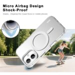 For iPhone 16 Plus IMAK Candy Series Shockproof MagSafe Phone Case(White) - Image 3