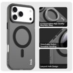 For iPhone 17 Pro IMAK Candy Series Shockproof MagSafe Phone Case(Black) - Image 4