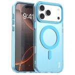 For iPhone 17 Pro IMAK Candy Series Shockproof MagSafe Phone Case(Blue)