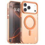 For iPhone 17 Pro IMAK Candy Series Shockproof MagSafe Phone Case(Orange)