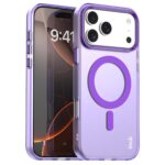 For iPhone 17 Pro IMAK Candy Series Shockproof MagSafe Phone Case(Purple)