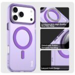 For iPhone 17 Pro IMAK Candy Series Shockproof MagSafe Phone Case(Purple) - Image 4