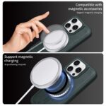 For iPhone 16 Pro BETOPNICE Vertical Flip Detachable MagSafe Wallet Phone Case(Green) - Image 6