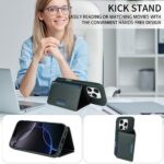 For iPhone 16 Pro BETOPNICE Horizontal Flip Detachable MagSafe Wallet Phone Case(Green) - Image 5