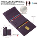 For iPhone 16 Pro BETOPNICE Horizontal Flip Detachable MagSafe Wallet Phone Case(Purple) - Image 2