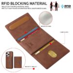 For iPhone 16 Pro BETOPNICE Horizontal Flip Detachable MagSafe Wallet Phone Case(Brown) - Image 2