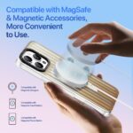 For iPhone 16 Pro DUX DUCIS ZEST Series Colorful Gradient MagSafe Magnetic Phone Case(Gradient Desert Gold) - Image 3