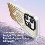 For iPhone 16 Pro DUX DUCIS ZEST Series Colorful Gradient MagSafe Magnetic Phone Case(Gradient Desert Gold) - Image 4