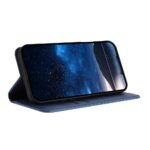 For iPhone 17 Pro Max Strong Magnetic Frosted Flip Leather Phone Case(Royal Blue) - Image 4