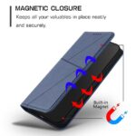 For iPhone 17 Pro Max Strong Magnetic Frosted Flip Leather Phone Case(Royal Blue) - Image 5