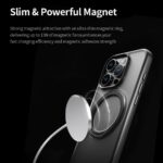 For iPhone 16 Pro ROCK YouDun Series Skin Feel Rotating MagSafe Holder PC Hybrid TPU Phone Case(Grey) - Image 9