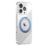 For iPhone 16 Pro JOYROOM JR-16JL6 Ultra-Thin Magnetic Phone Case with 360 Rotatable Ring(Blue)