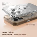 For iPhone 16 Pro JOYROOM JR-16JL6 Ultra-Thin Magnetic Phone Case with 360 Rotatable Ring(Gold) - Image 4