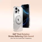 For iPhone 16 Pro JOYROOM JR-16JL6 Ultra-Thin Magnetic Phone Case with 360 Rotatable Ring(Gold) - Image 9