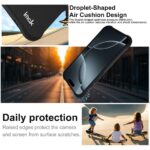 For iPhone 17 Pro imak Shockproof Airbag TPU Phone Case(Matte Black) - Image 3