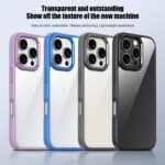For iPhone 16 Plus iPAKY Bright Color Series Shockproof PC+TPU Phone Case(Black) - Image 2