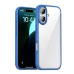 For iPhone 16 iPAKY Bright Color Series Shockproof PC+TPU Phone Case(Blue)