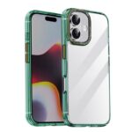 For iPhone 16 Plus iPAKY MG Series Transparent PC+TPU Phone Case(Transparent Green)
