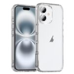 For iPhone 16 Plus iPAKY Phantom Series Shockproof PC+TPU Phone Case(Matte White)